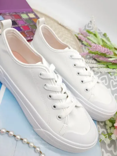 Tenis Coral para dama Wonder All White Pu