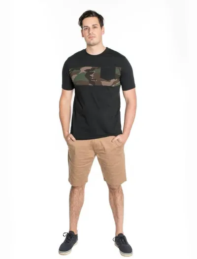 Camiseta para caballero diseño de camuflaje