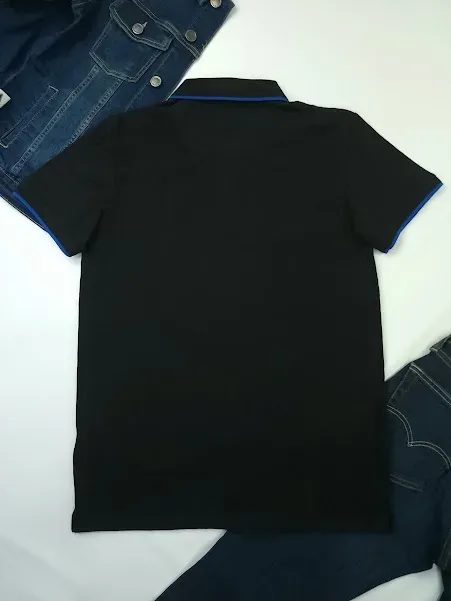 Camiseta Cambrige Polo Club para caballero color negro.