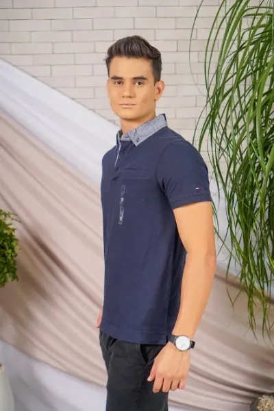 Camiseta Tommy Hilfiger para caballero color azul