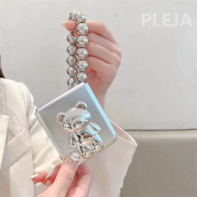 Funda para celular con diseño de oso dorado