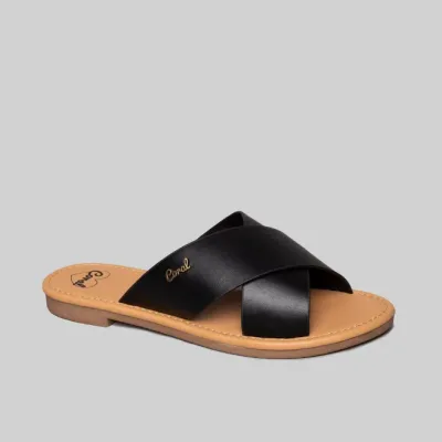 Sandalias Coral para dama CARLY BLACK TP CORAL