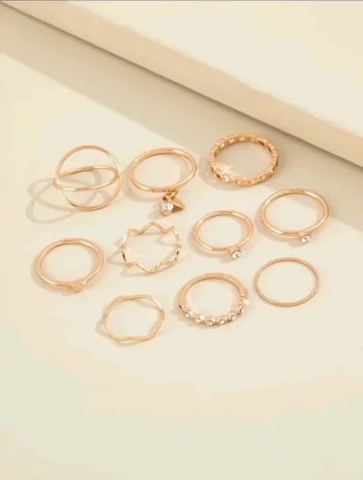 10 piezas Anillo