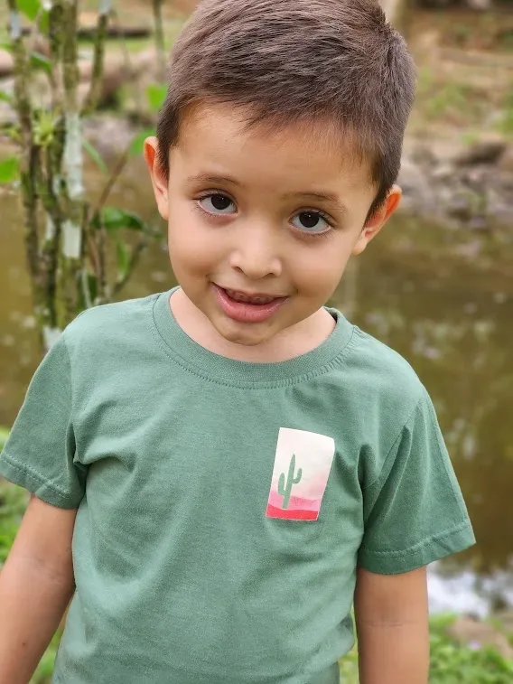 Camiseta Estivaneli para niño con estampado