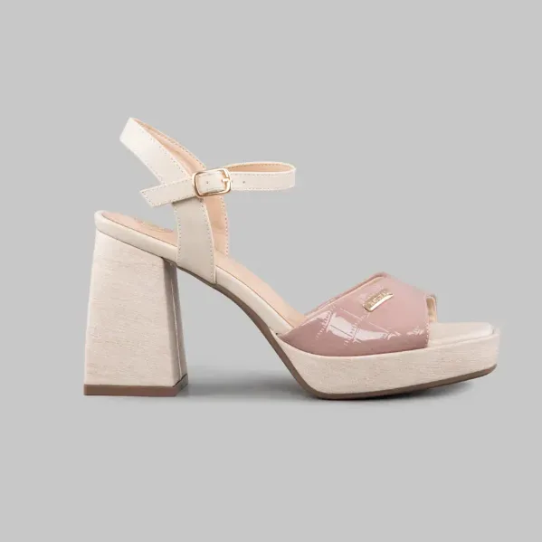 Tacones Natural para dama color beige