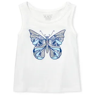 Blusa The Children's Place para niña color blanco