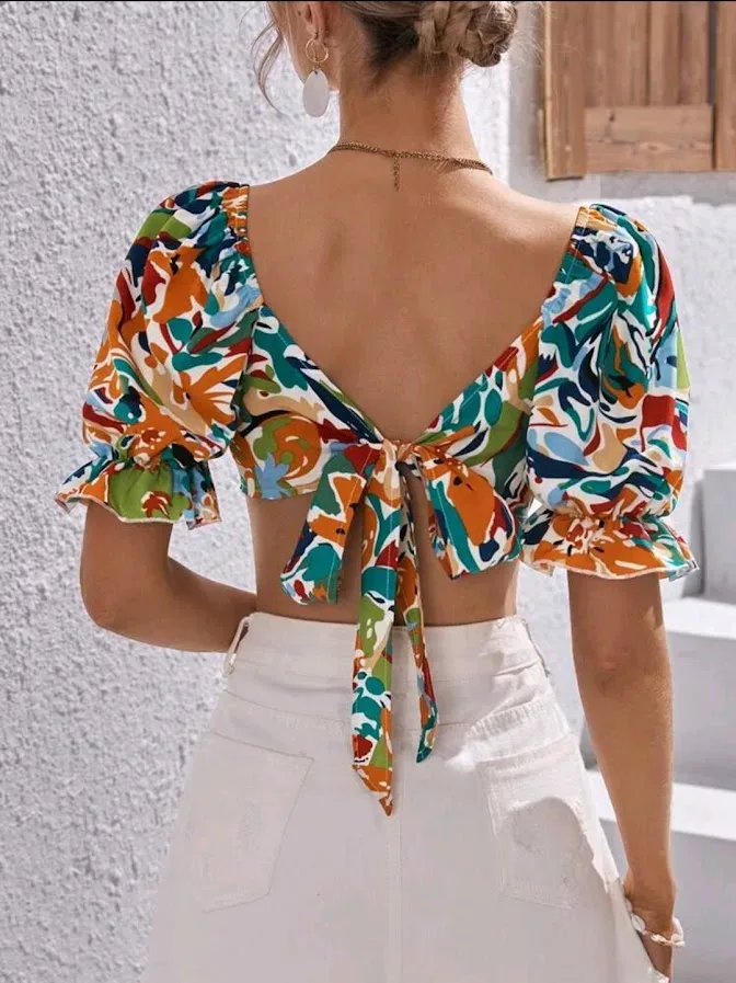 Crop Top multicolor