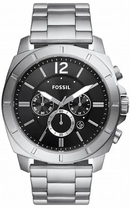 Reloj Fossil para caballero color plateado