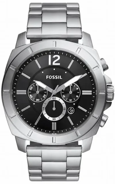 Reloj Fossil para caballero color plateado