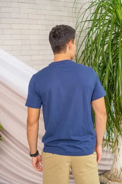 Camiseta American Eagle para caballero color azul