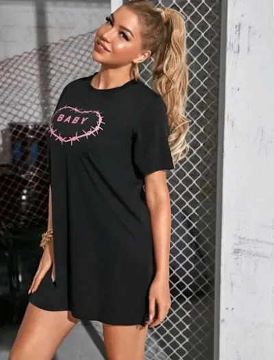 Vestido para dama color negro diseño de corazón