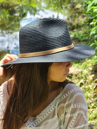 Sombrero para dama color negro