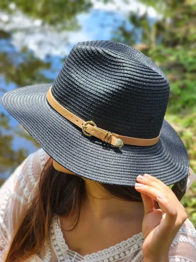 Sombrero para dama color negro