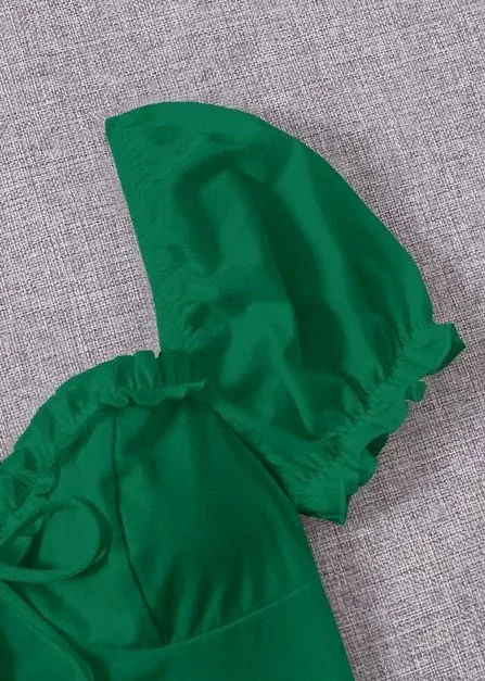 Crop top para dama color verde