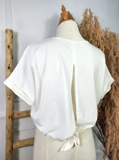 Blusa para dama color blanco