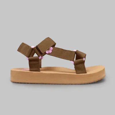 Sandalias Coral para dama VENTURA 4 CAMEL TEX