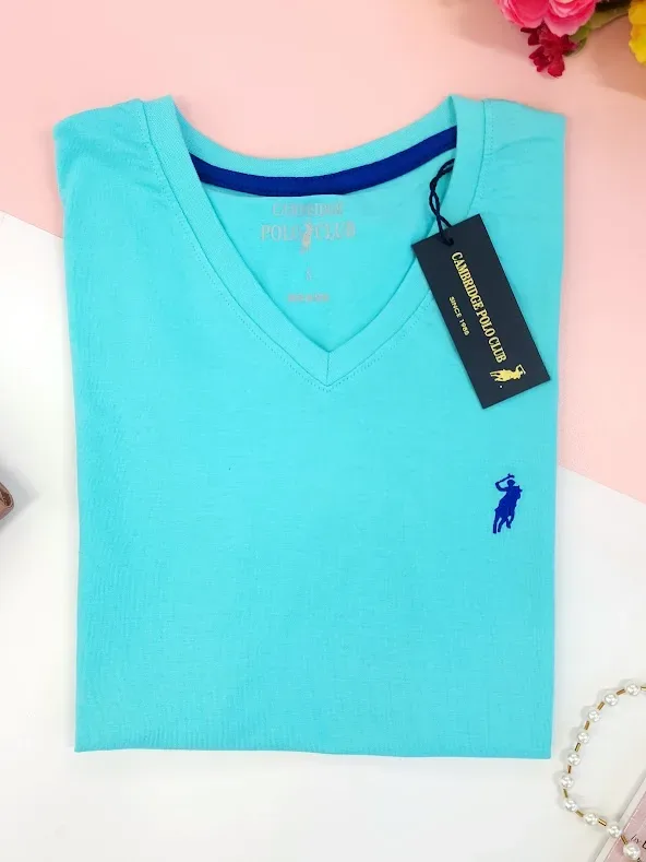 Camiseta Polo cambrige para dama color verde menta