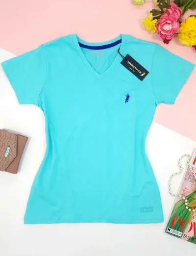 Camiseta Polo cambrige para dama color verde menta