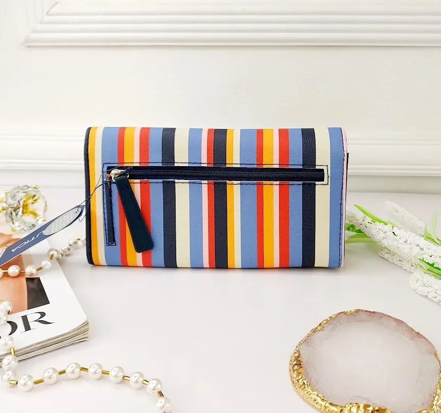 Cartera Naútica para dama multicolor