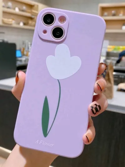 Funda para celular color morado