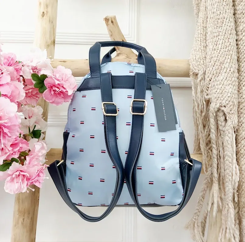 Bolso Tommy Hilfiger para dama color celeste