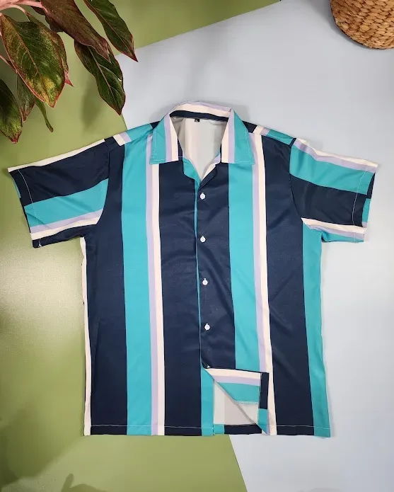 Camisa para caballero diseño de rayas