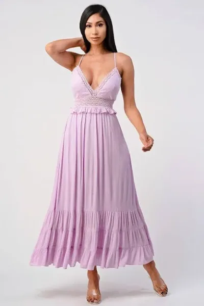 Vestido para dama color lila