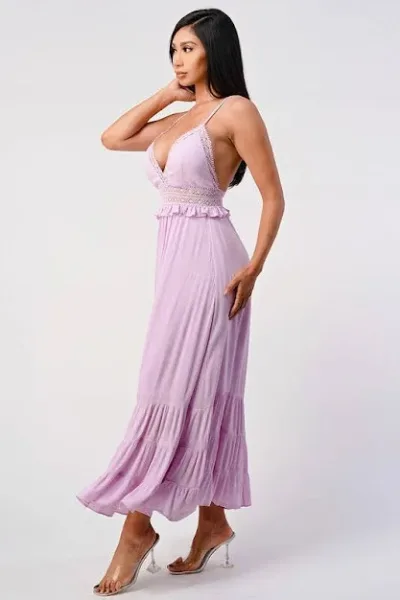 Vestido para dama color lila