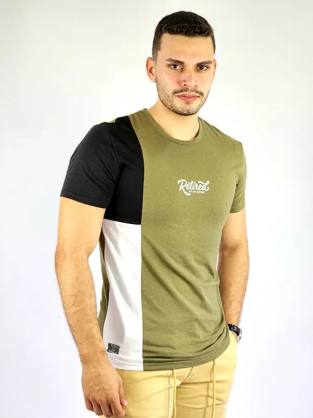 Camiseta de hombre Touch and Go multicolor