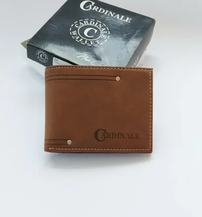 Billetera para caballero color café