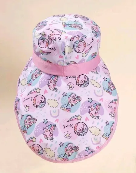 Sombrero para niña color rosado