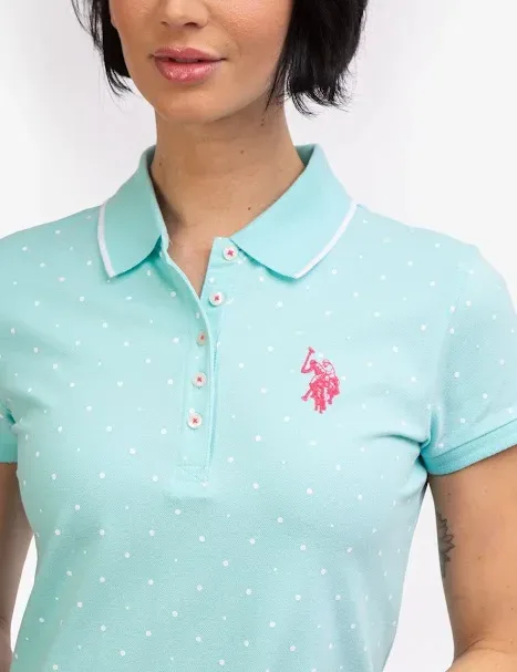 Vestido U.S.Polo ASSN para dama diseño de lunares