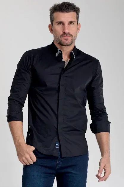 Camisa hummer para caballero color negro