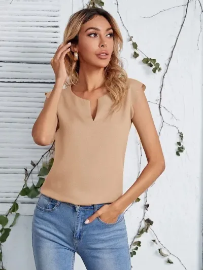 Blusa para dama color beige