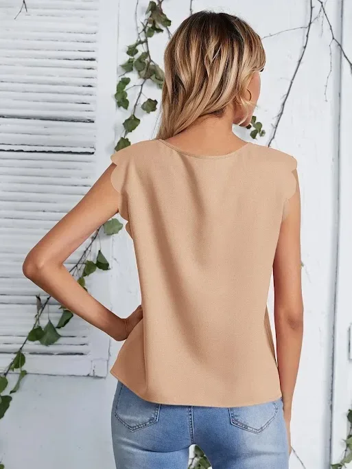 Blusa para dama color beige
