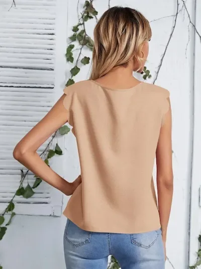 Blusa para dama color beige