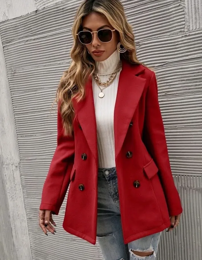 Blazer para dama Color rojo