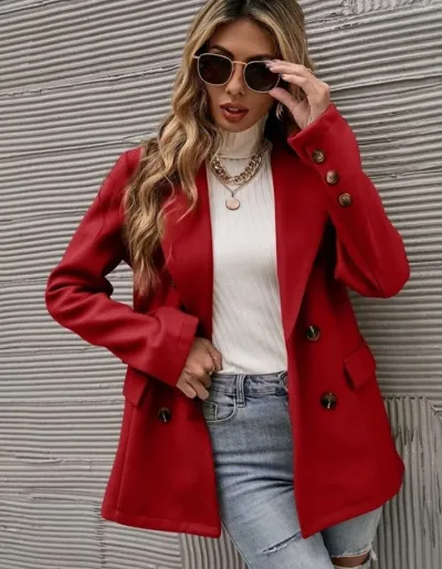 Blazer para dama Color rojo