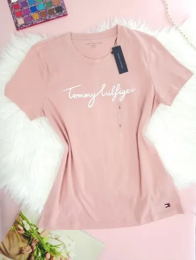 Camiseta Tommy Hilfiger para dama color rosado