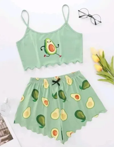 Pijama para dama color verde