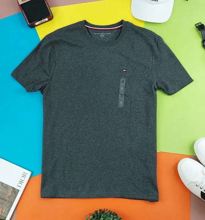 Camiseta Tommy Hilfiger para caballero color gris
