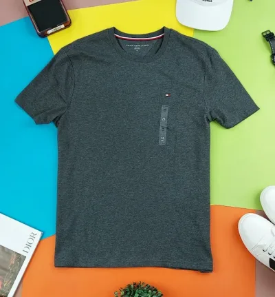 Camiseta Tommy Hilfiger para caballero color gris