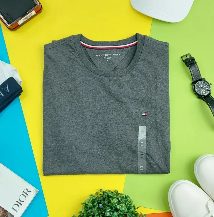 Camiseta Tommy Hilfiger para caballero color gris
