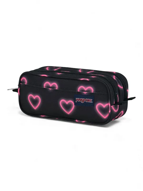 Cartuchera Jansport Happy Hearts JS00T49CGY6 COLOR NEGRO