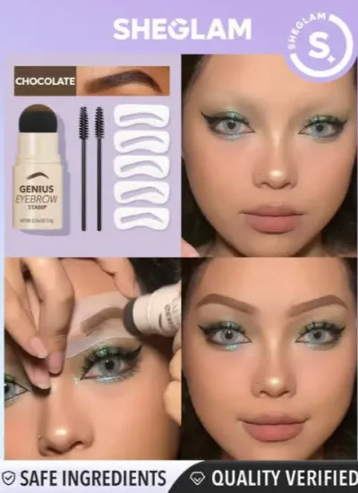 Estampado para cejas SheGlam chocolate