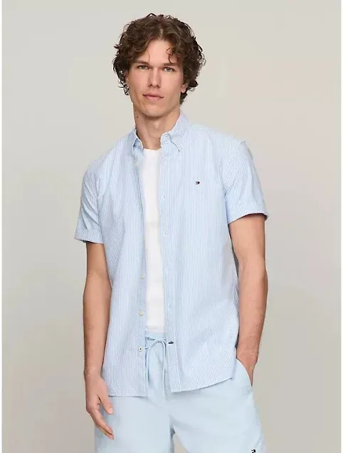 Camisa Tommy Hilfiger para caballero diseño rayas