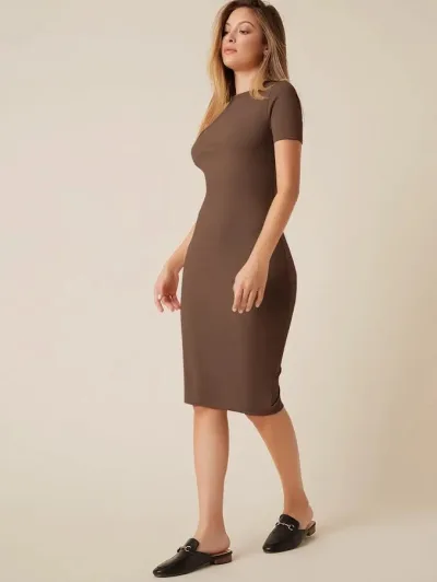 Vestido para dama color café