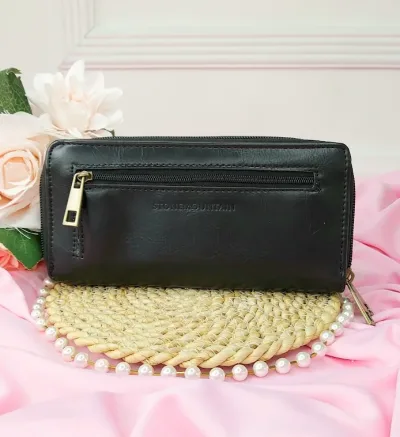 Cartera Stone Mountain Usa para dama color negro