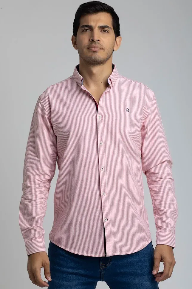 Camisa Hummer para caballero diseño a rayas