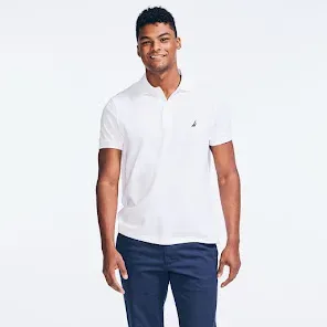 Camiseta Náutica Slim Fit (KR7211) para caballero color blanca